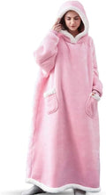 Experience Ultimate Comfort with Our Extra Long Wearable Blanket Hoodie - Oversized, Super Warm, and Cozy for Everyone!