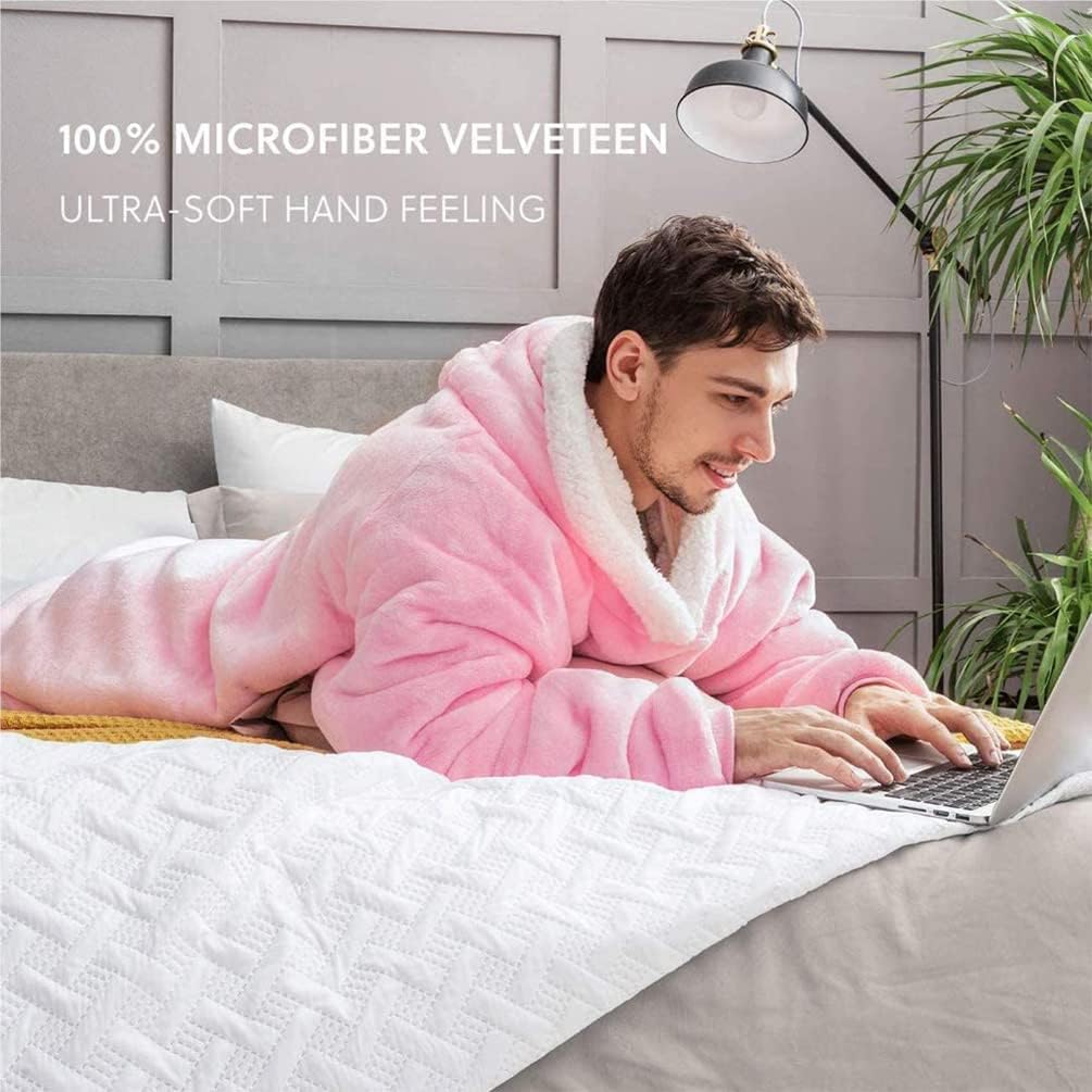 Experience Ultimate Comfort with Our Extra Long Wearable Blanket Hoodie - Oversized, Super Warm, and Cozy for Everyone!