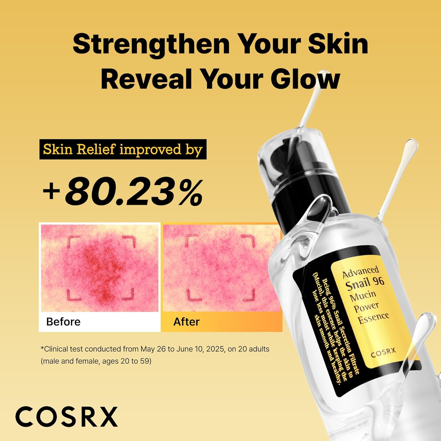 Revitalize Your Skin with COSRX Snail Mucin 96% Power Repairing Essence - 100ml Hydrating Serum for Dull Skin & Fine Lines, Korean Skincare Wonder!
