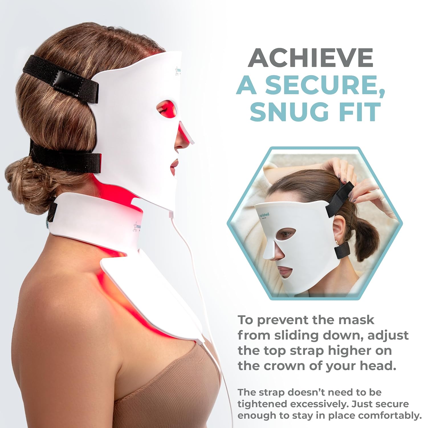 Revolutionary LED Light Therapy Face & Neck Mask - 7 Color Anti-Aging Treatment for Youthful Skin