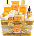Indulge in Luxury with the Almond Milk & Honey Home Spa Set – A Complete Bath and Body Gift Basket for Ultimate Relaxation and Nourishment