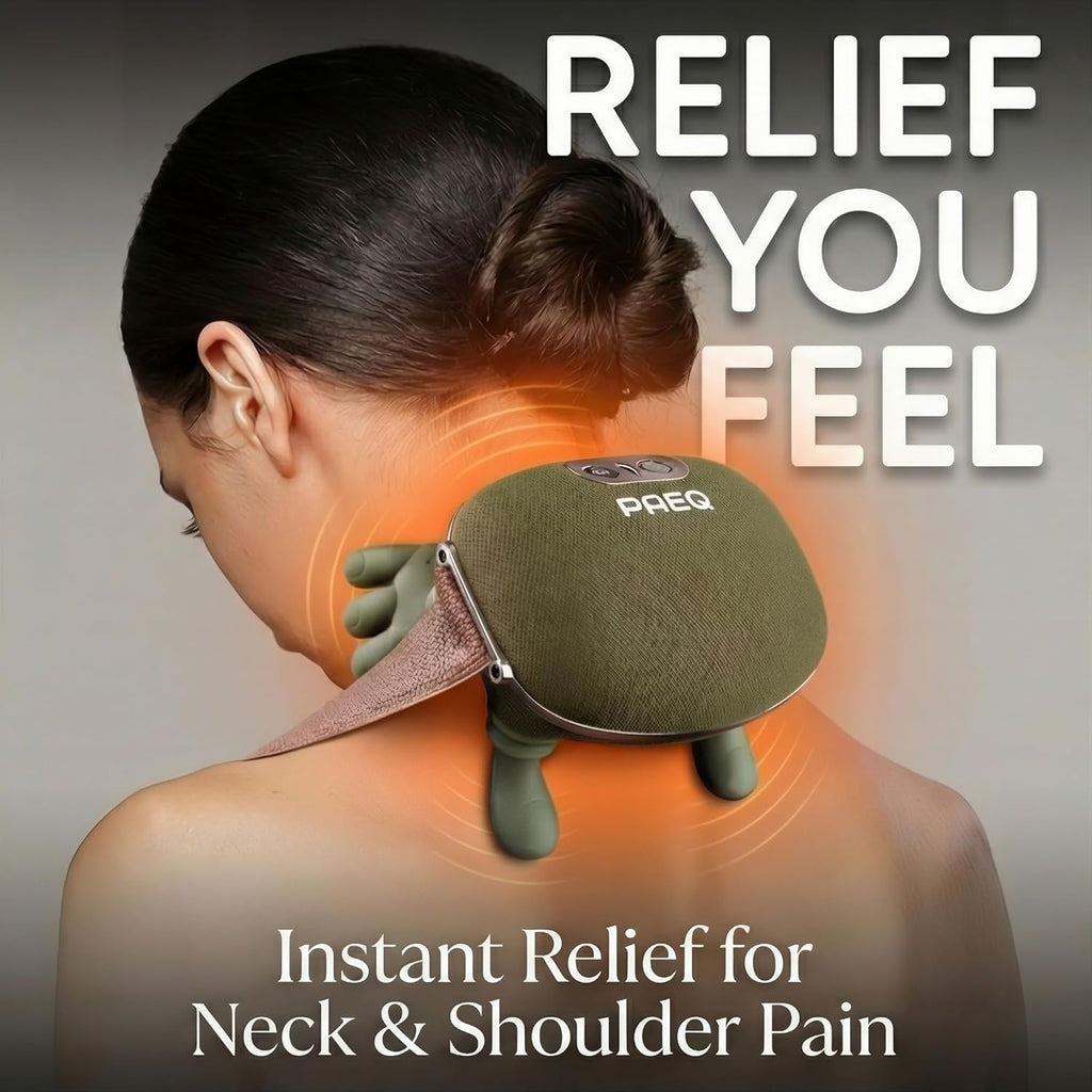 Transform Your Relaxation Routine with the N7 Pro Cordless Bionic Shiatsu Neck Massager – Lightweight, Quiet, and Equipped with 4 Kneading Nodes, 3 Power Levels, and 2 Heat Settings for Ultimate Pain Relief in Neck, Shoulders, Back, and Legs