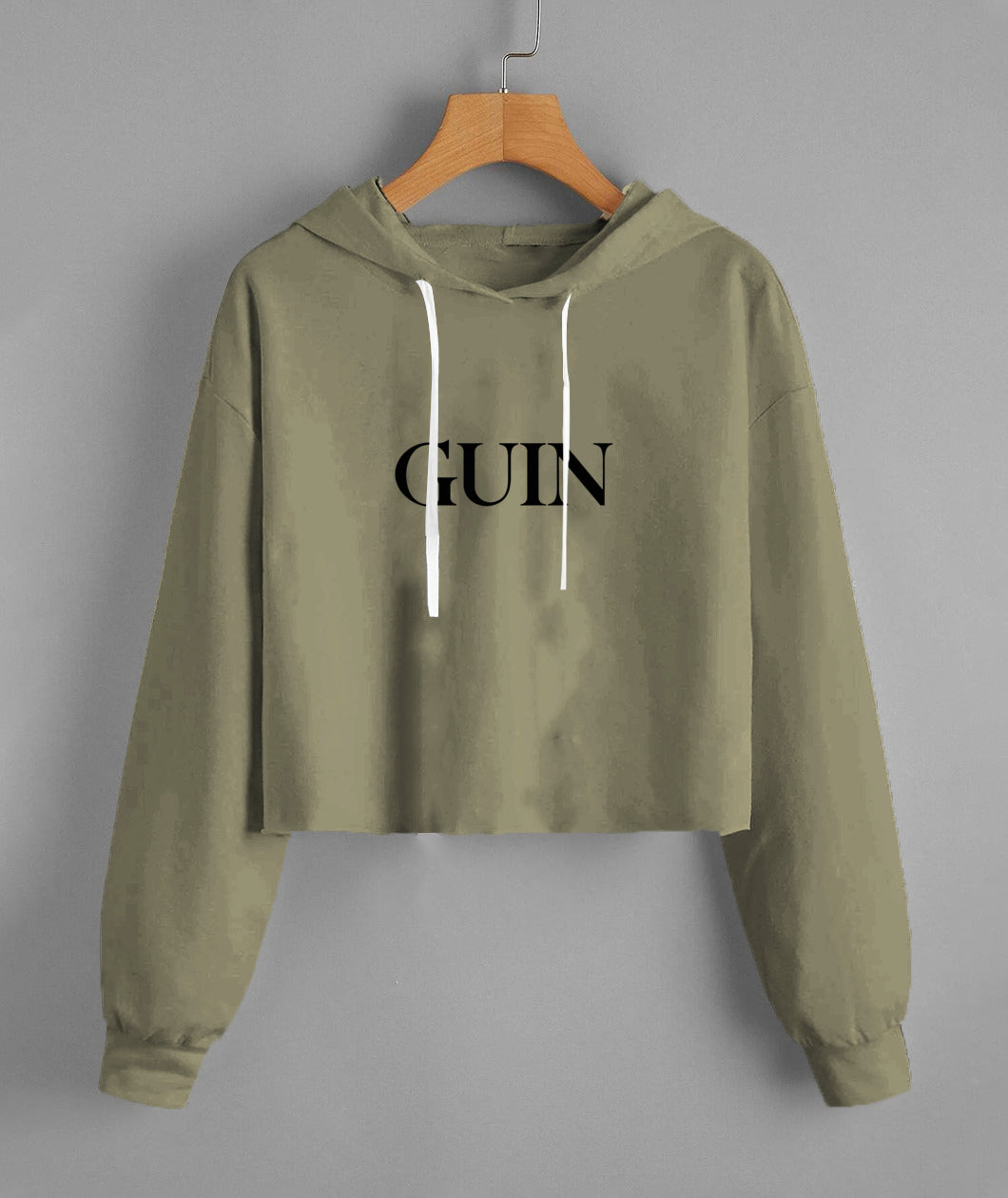 Lady'S Cropped Hoodie | Independent Trading Co. AFX64CRP